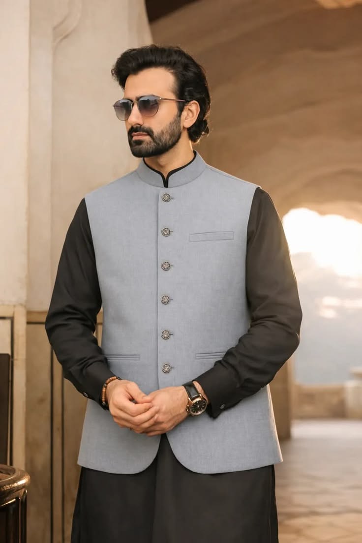 Grey Classic Waistcoat